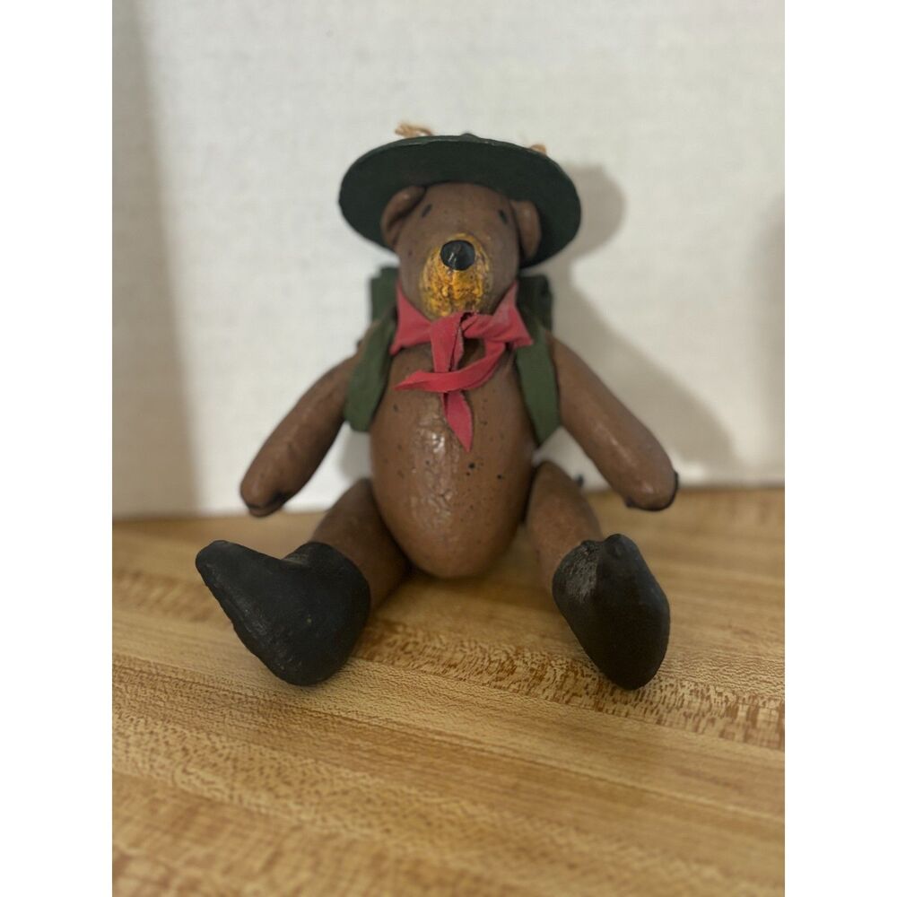 Stetson Home Classics 7" Jointed Bear Scout Camping Hiking Bear